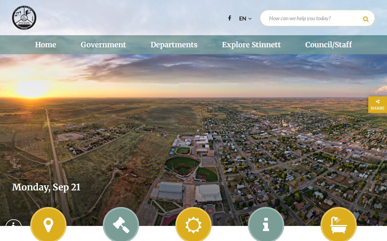 Hutchinson County Stinnett warrant municipal court city contact context